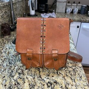 Patricia Nash Tan Crossbody Bag